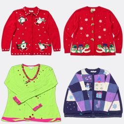 Großhandels-Bündel Vintage-Weihnachtspullover | 10..