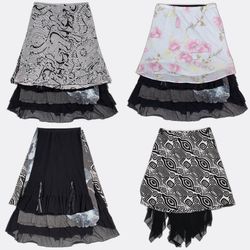 Women's Patterned and Solid Skirts-AV-223