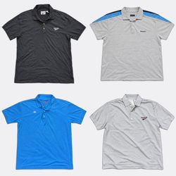 Reebok Adidas Polo Shirts Lot