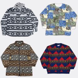 Patterned Fleece Jackets and Sweaters