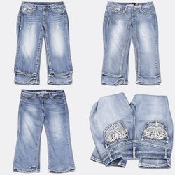 Boyfriend Denim Capri Jeans