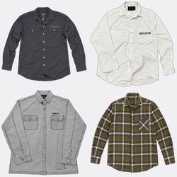 Harley-Davidson Button-Up and Flannel Shirts