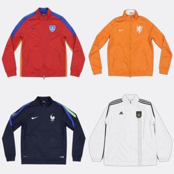 Vestes de survêtement de football