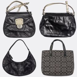 Coach Leather and Canvas Handbags