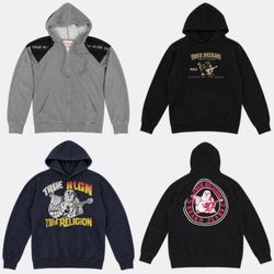 CR13104 Vintage True Religion hoodies
