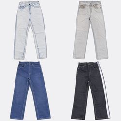 10x Vintage Mixed Wash Mom Jeans Bundle - Womens D..