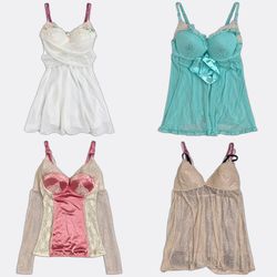 Set di Canottiere da Donna con Pizzi