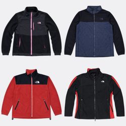 The North Face Fleece and Quilted Jackets Bundle