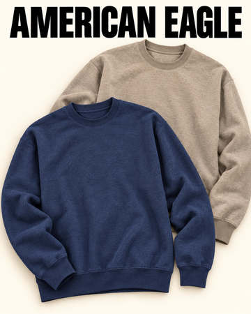 nwt american eagle men's crew sweatshirt - style 2385