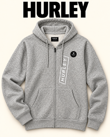 nwt Hurley Herren Zip-Hoodie