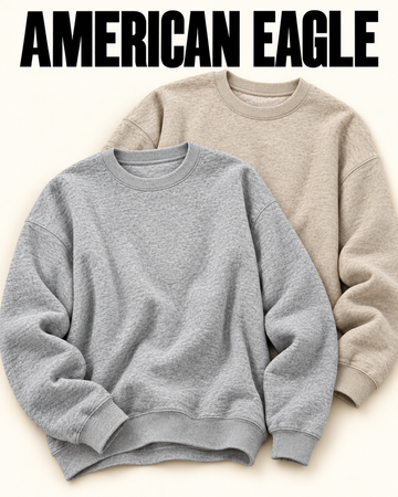 nwt american eagle women's crew sweatshirt - style 2522