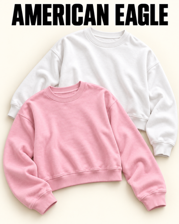 nwt American Eagle Damen-Sweatshirt mit Crew-Ausschnitt - Stil 2506