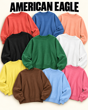 nwt american eagle women's crew sweatshirt - style 2392