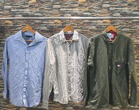 av-12124 tommy hilfiger camisas sociais com botões