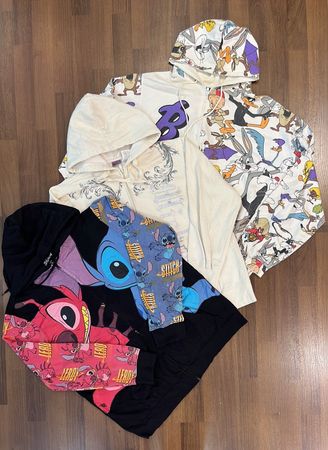 av-12236 jaquetas estampadas com desenhos animados