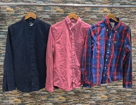 avg-03485 camicia HOLLISTER con bottoni