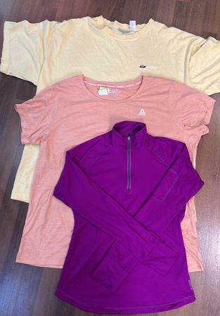 av-12334 reebok camiseta de manga longa / manga curta