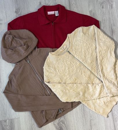 avg-03371 y2k Stil Strick- & Cropped-Pullover