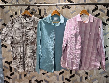 av-12610 camisa social Calvin Klein