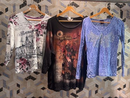 avg-03348 y2k style l/s t-shirts