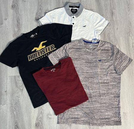 avg-03634 hollister ロングスリーブ／ショートスリーブ Tシャツ