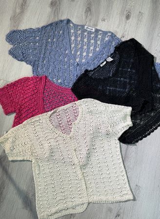 avg-03336 y2k style crochet blouse