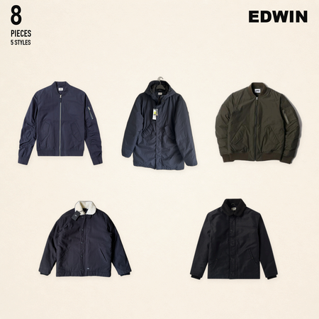 NWT deadstock edwin - mixed menswear × 8