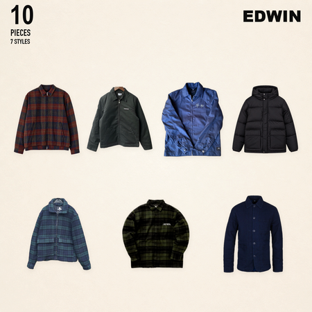 NWT deadstock edwin - mixed menswear × 10