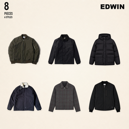 NWT Deadstock Edwin - gemischte Herrenmode × 8