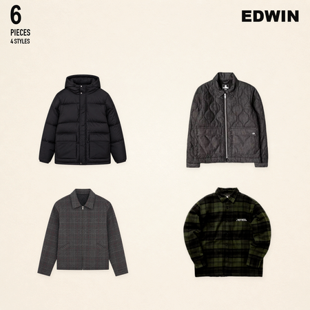 NWT Deadstock Edwin - gemischte Herrenmode × 6
