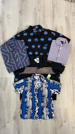 chemise mixte de marque pour enfants av-10036