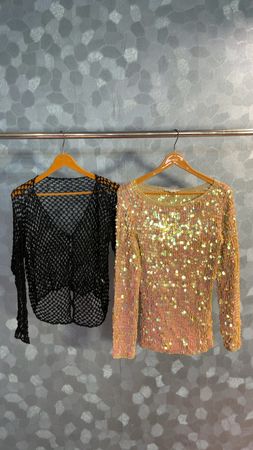 avg-03062 tops e vestido de crochê estilo y2k