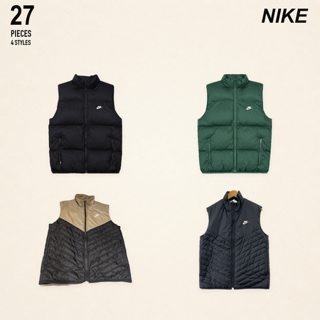 NWT nike men's gilets - 27 pieces