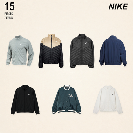 NWT nike men's jackets - 15 pieces