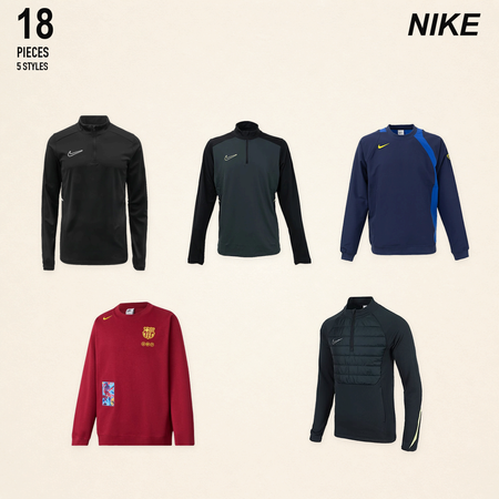 NWT nike men's tops & sweatshirts - 18 pieces