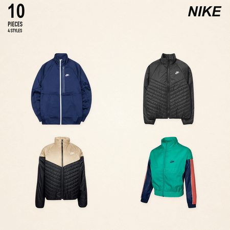 NWT nike men's jackets - 10 pieces