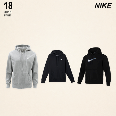 NWT nike men's hoodies - 18 pieces