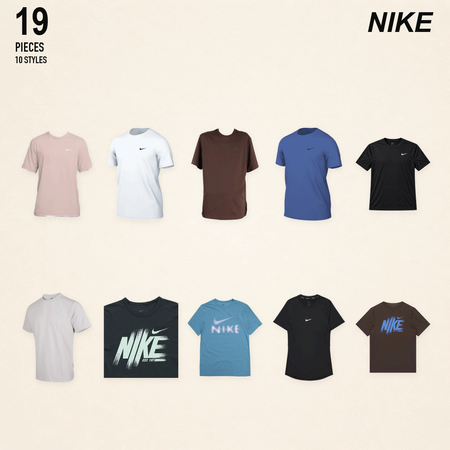 NWT nike men's tops & t-shirts - 19 pieces