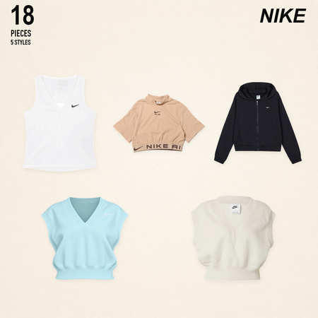 NWT nike women's tank tops, hoodies & more - 18 pieces