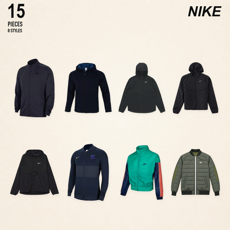 NWT nike men's jackets & tracksuits - 15 pieces