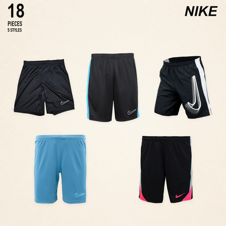 nwt nike men's shorts - 18 pieces