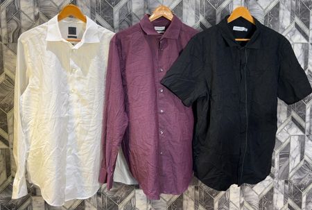 av-10849 calvin klein button-up shirts