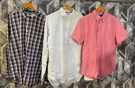 av-10892 tommy hilfiger button-up shirts