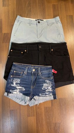 avg-03234 american eagle abercrombie and fitch aeropostale hollister shorts