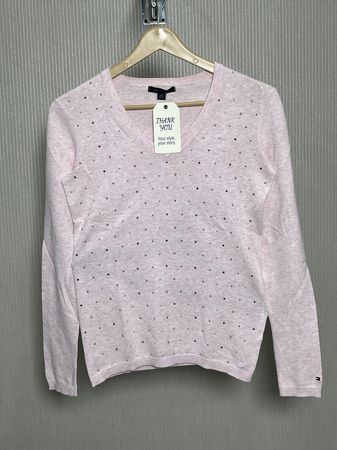 #13-b3 suéter tommy hilfiger atacado lote de roupas de segunda mão - 9 peças - grau ab